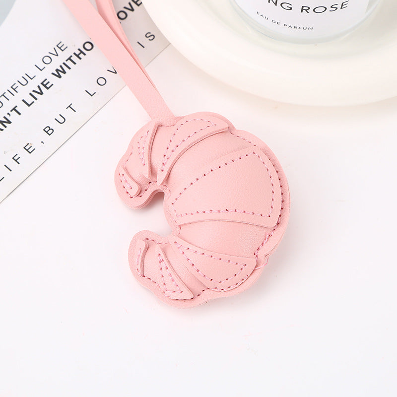 Wholesale New creative patch DIY leather bag keychain jewelry accessories
